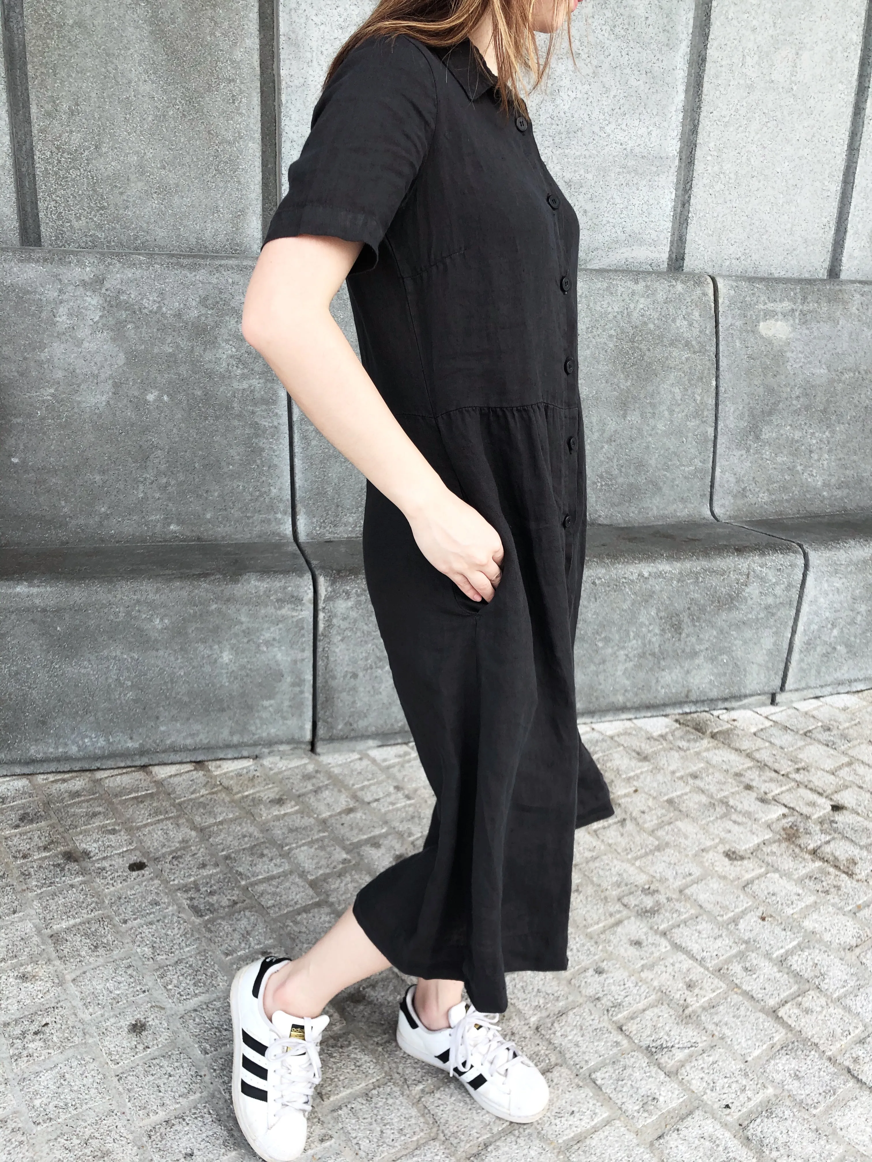 By-Bar Terry Linen Dress