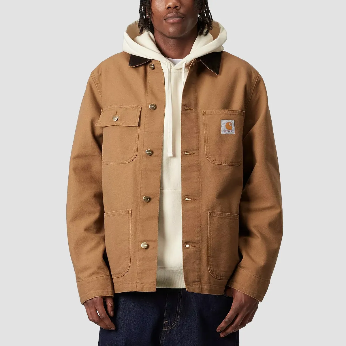 Carhartt WIP Michigan Coat Hamilton Brown/Tobacco Rinsed
