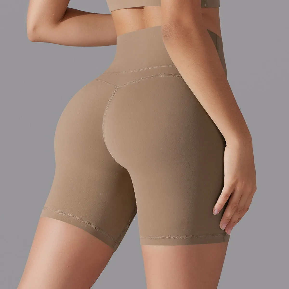 Celebrity High Waist Hip Lift Zero Sense Pants Wear-Free Underwear No Embarrassment Line Sports Shorts Running Fitness Yoga Pants Women