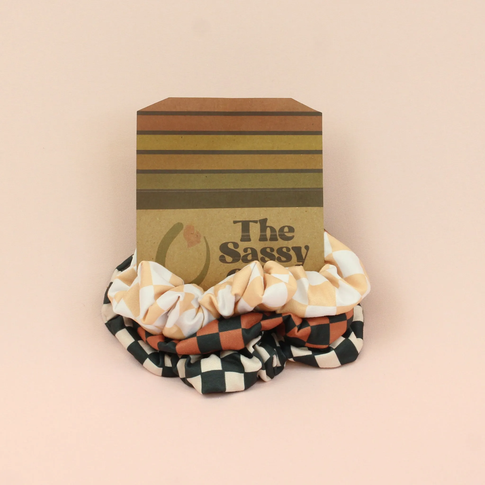 Checkerboard Scrunchie Pack