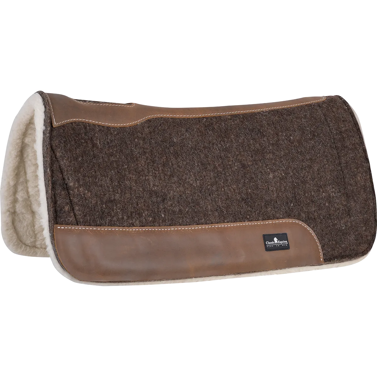 Classic Equine Blended Felt Fleece Bottom Saddle Pad