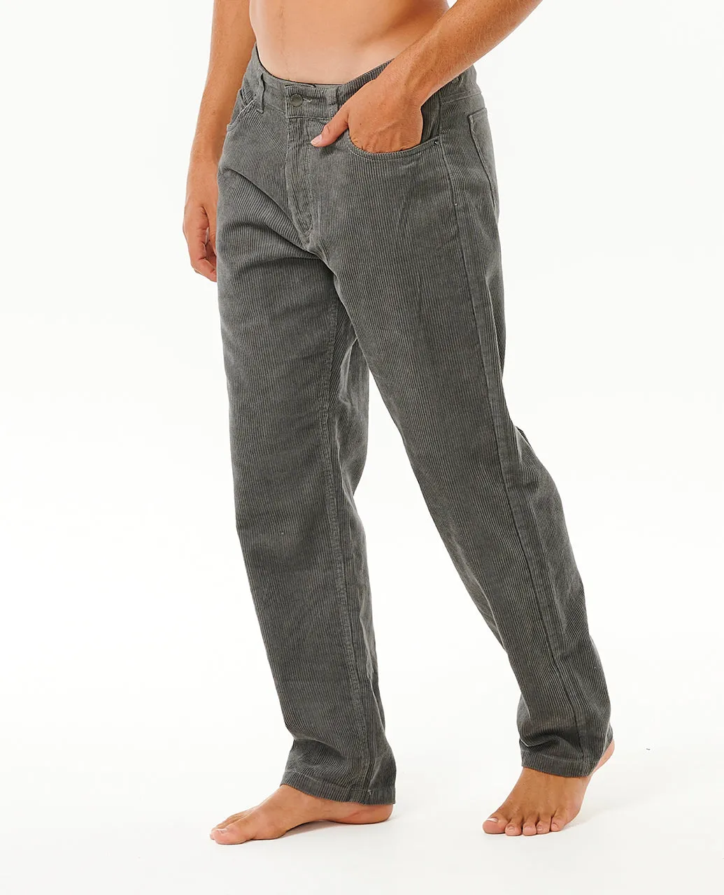CLASSIC SURF CORD PANT - CHARCOAL GREY