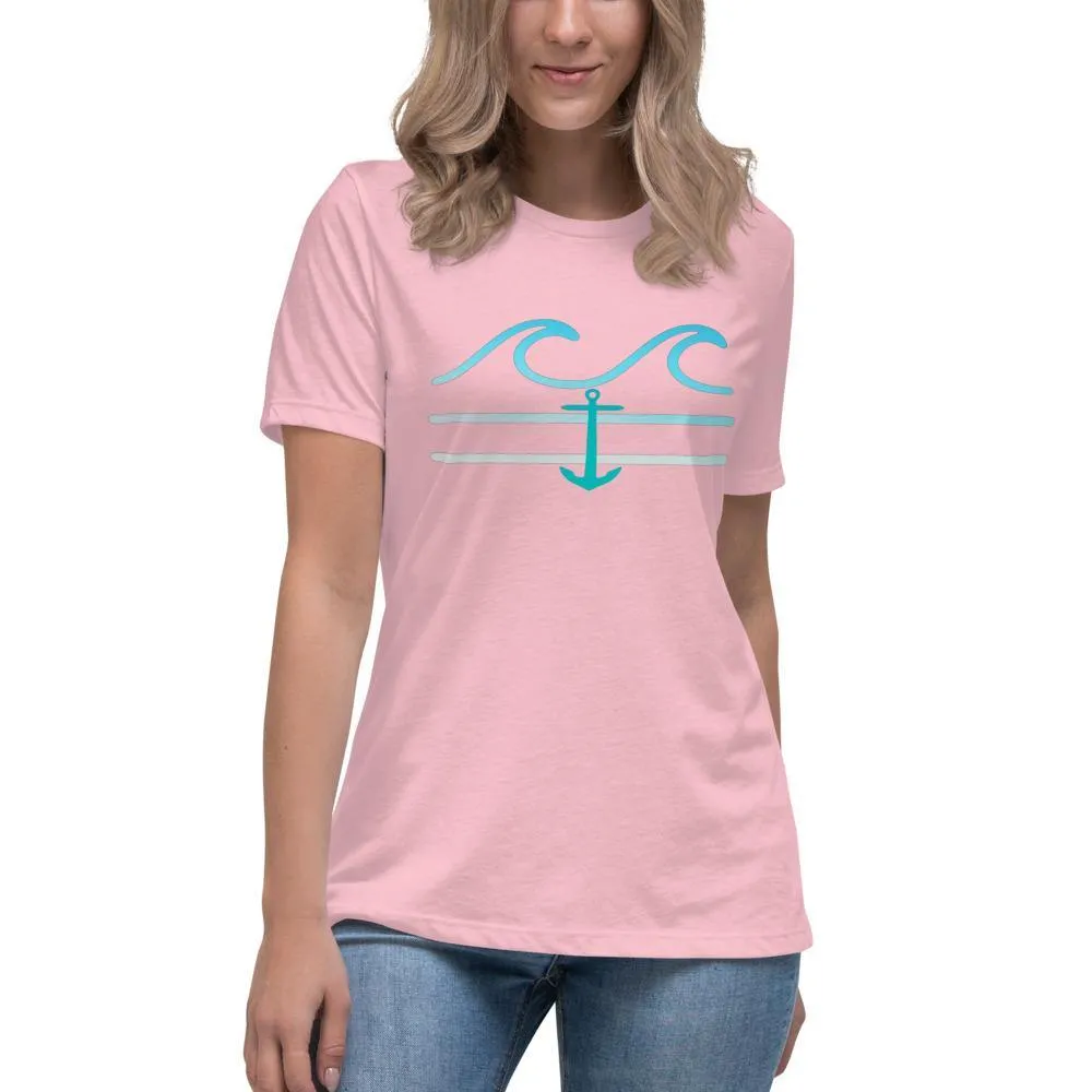 Coastal Sea Breeze Relaxed T-Shirt