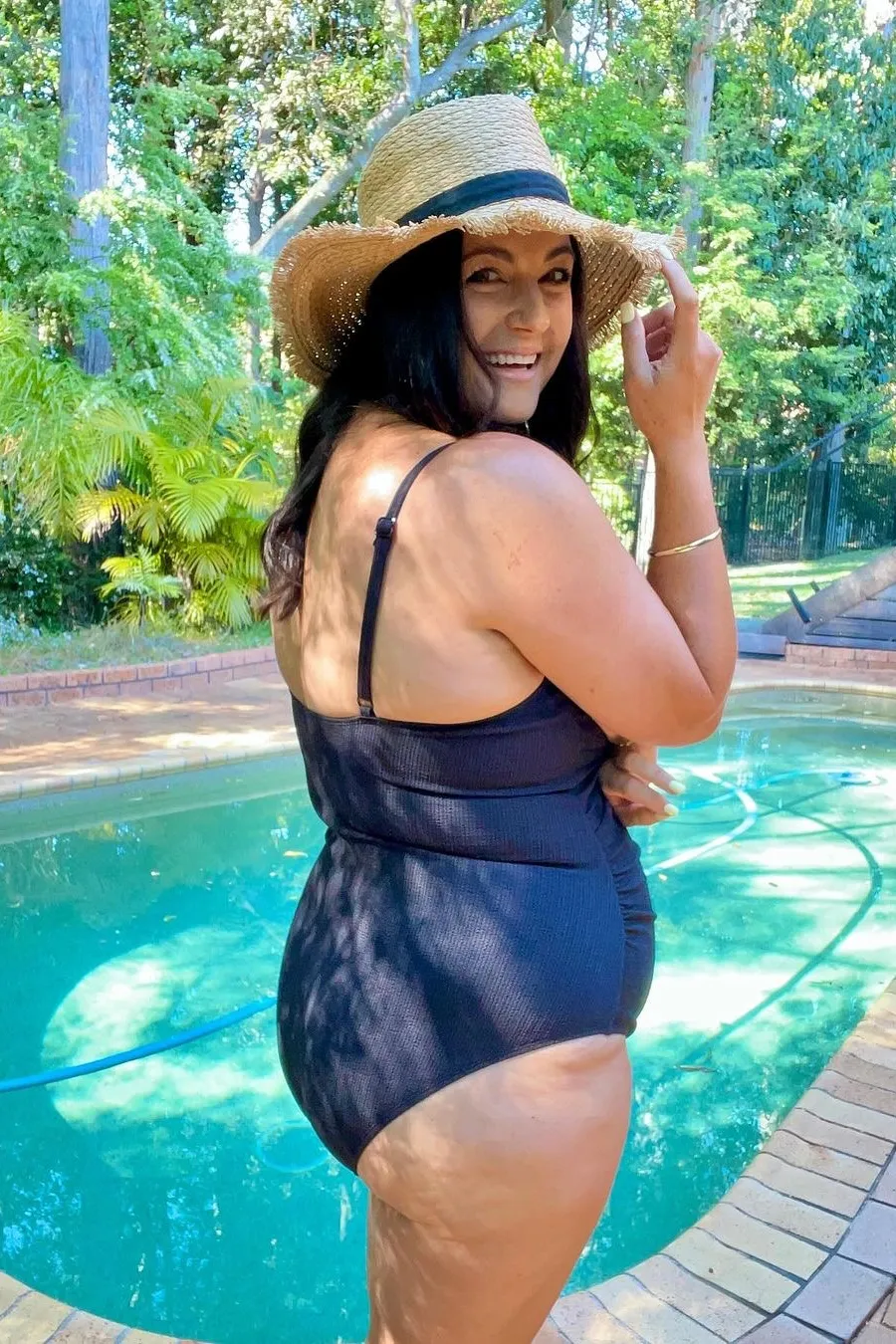 Coolum Core Support One Piece Swim - Black Texture