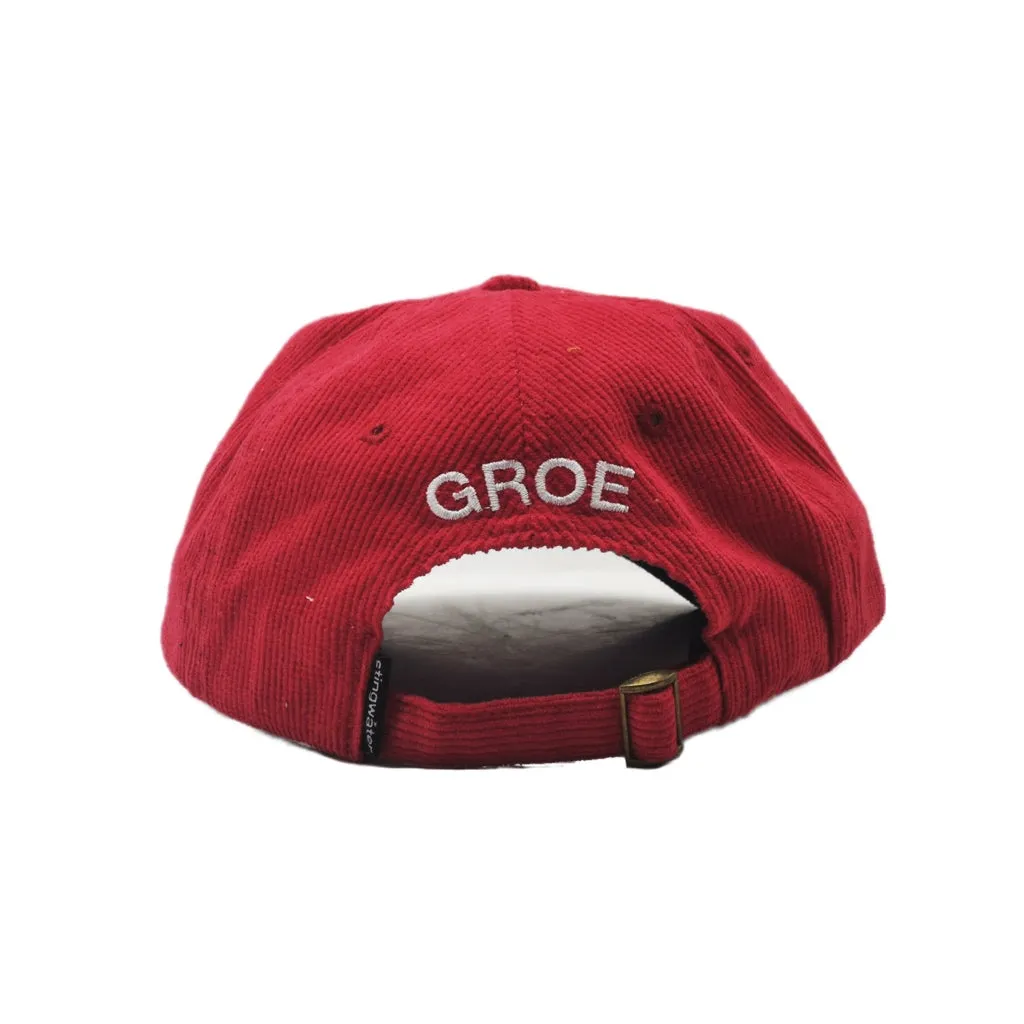 Corduroy/V. Suede Classic Logo Two Tone Hat Red/Black