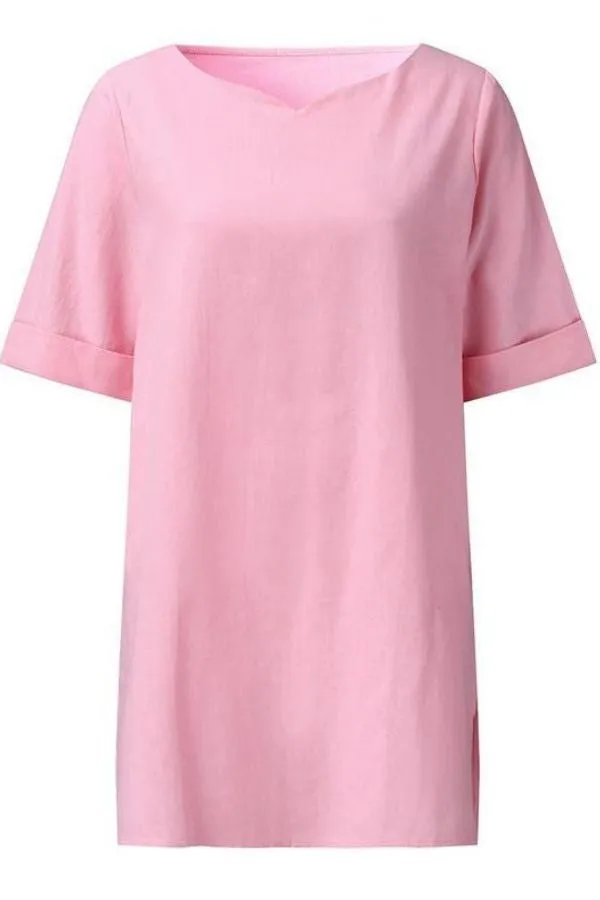 Cotton & Linen Mini Dress