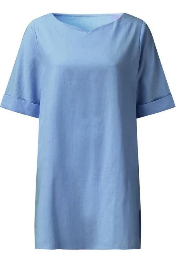 Cotton & Linen Mini Dress