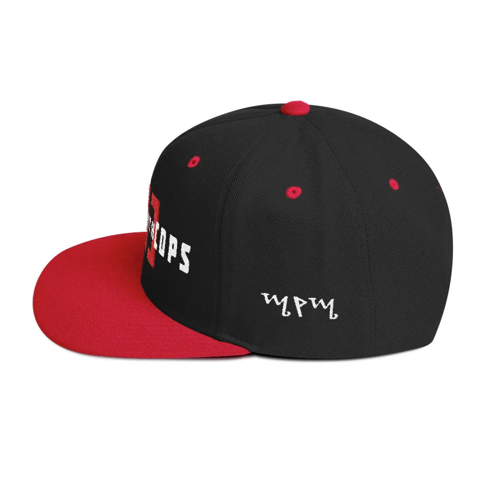Crawling With Cops - Embroidered Logo - Snapback Hat