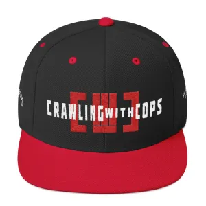 Crawling With Cops - Embroidered Logo - Snapback Hat