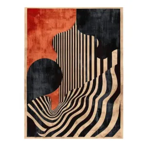 Crimson Noir Classic Hand Tufted Rug 