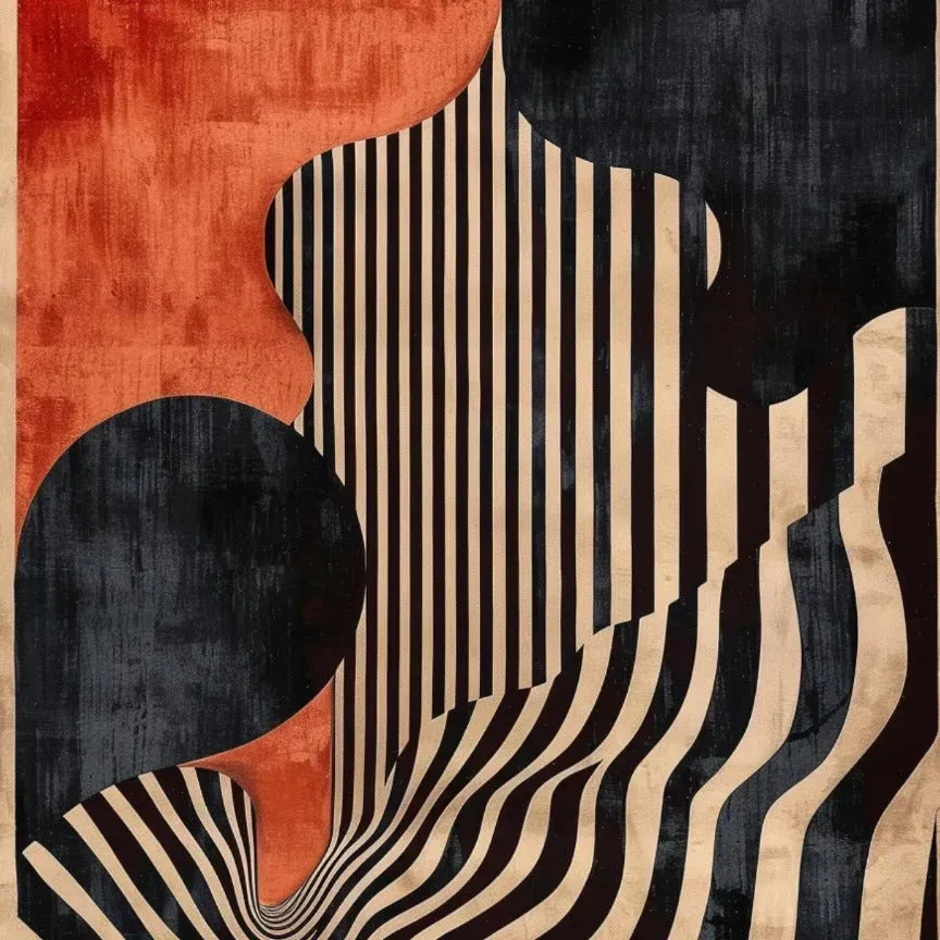 Crimson Noir Classic Hand Tufted Rug 