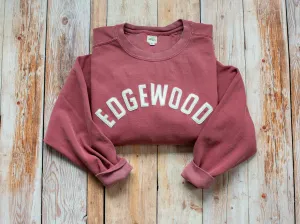 Crimson Vintage Wash Crew