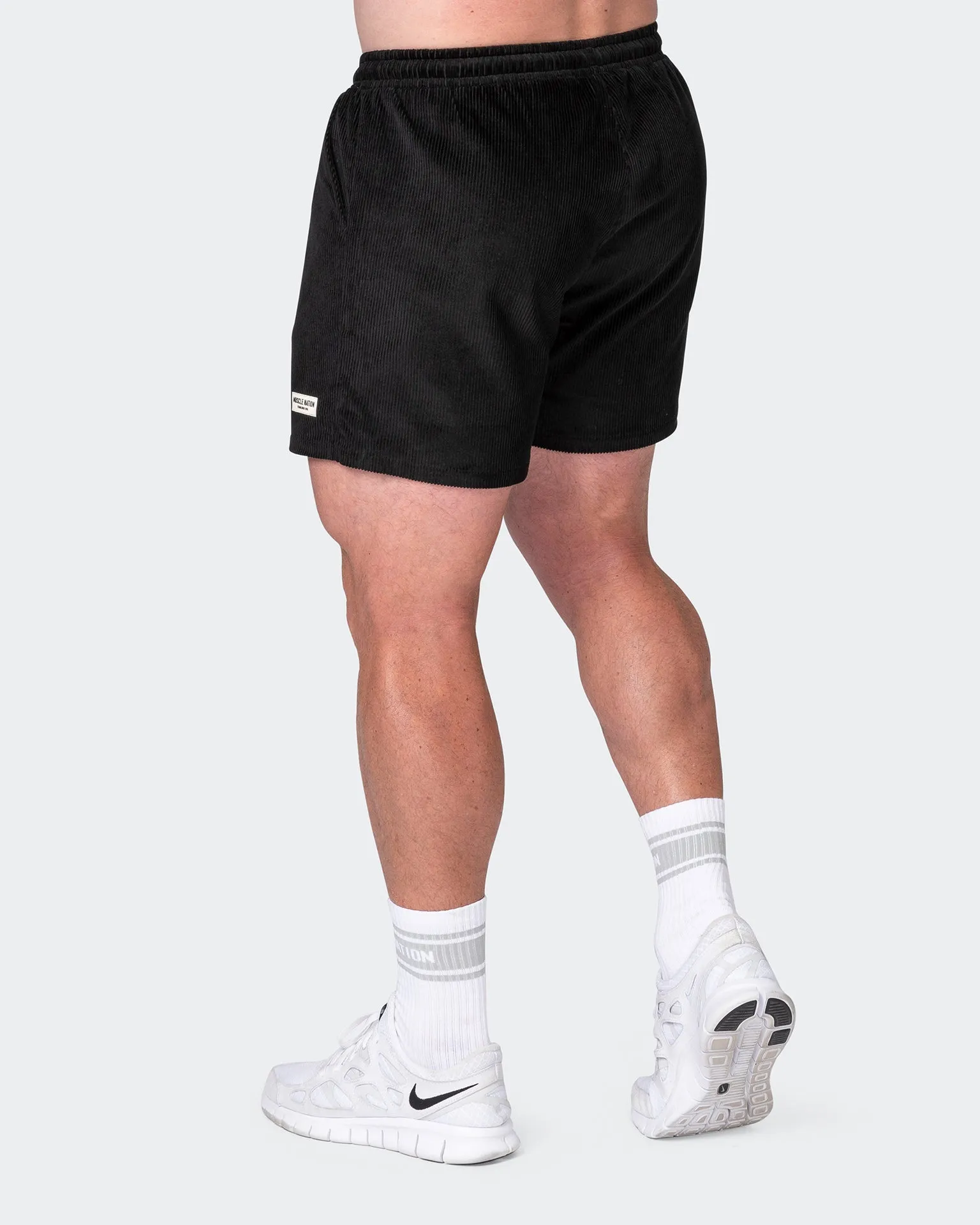 Daily Corduroy Shorts - Black