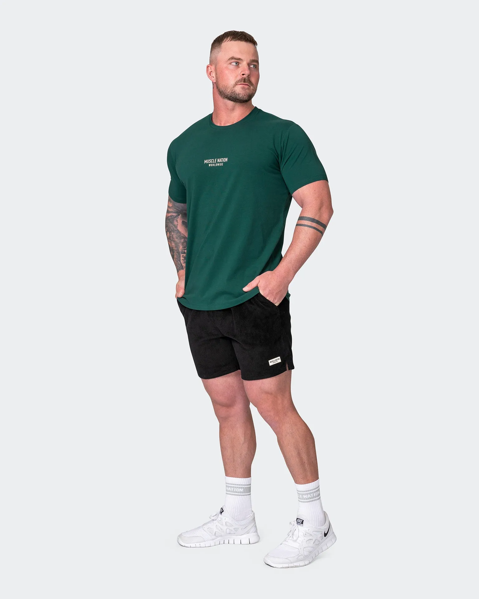 Daily Corduroy Shorts - Black