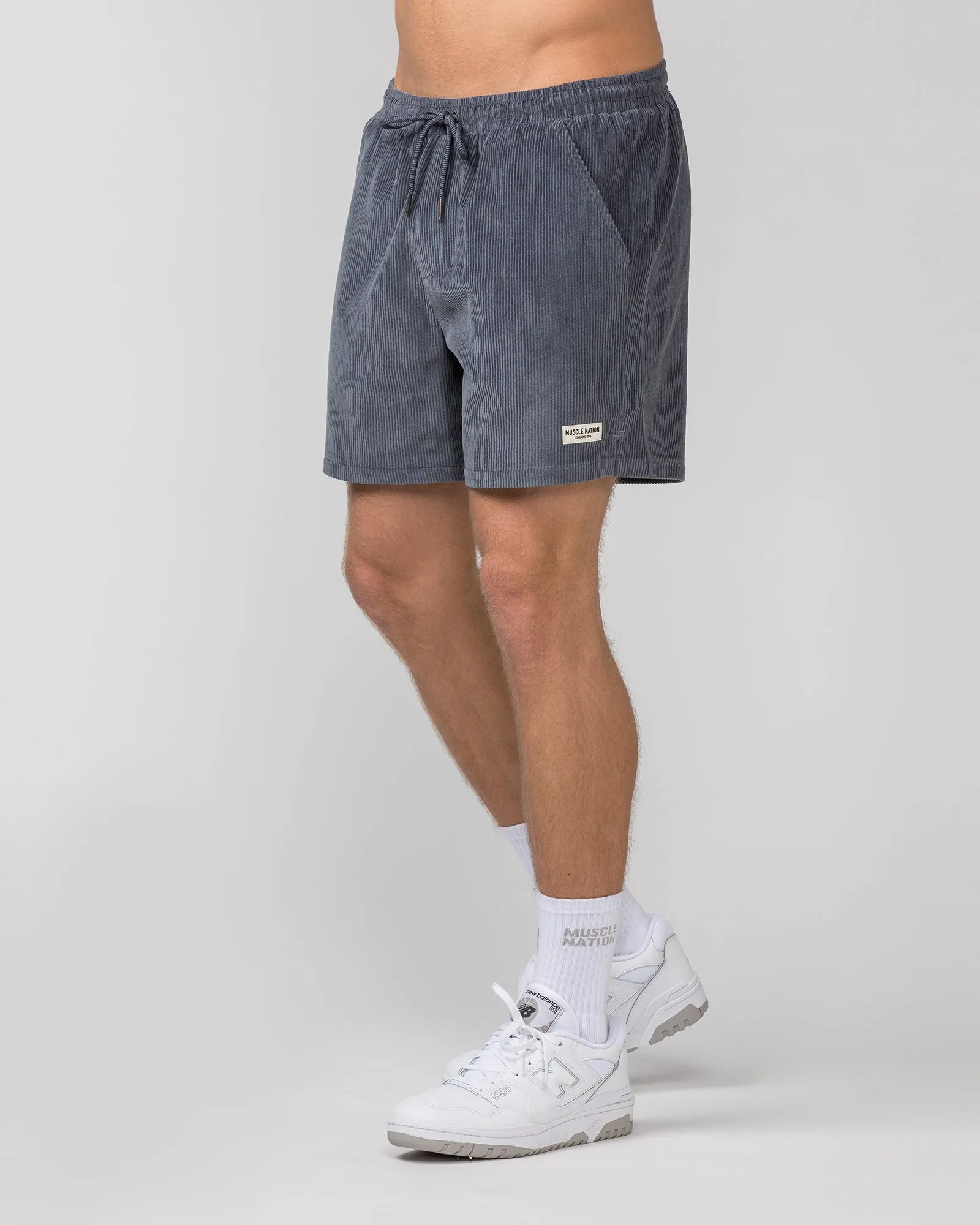 Daily Corduroy Shorts - Thunder