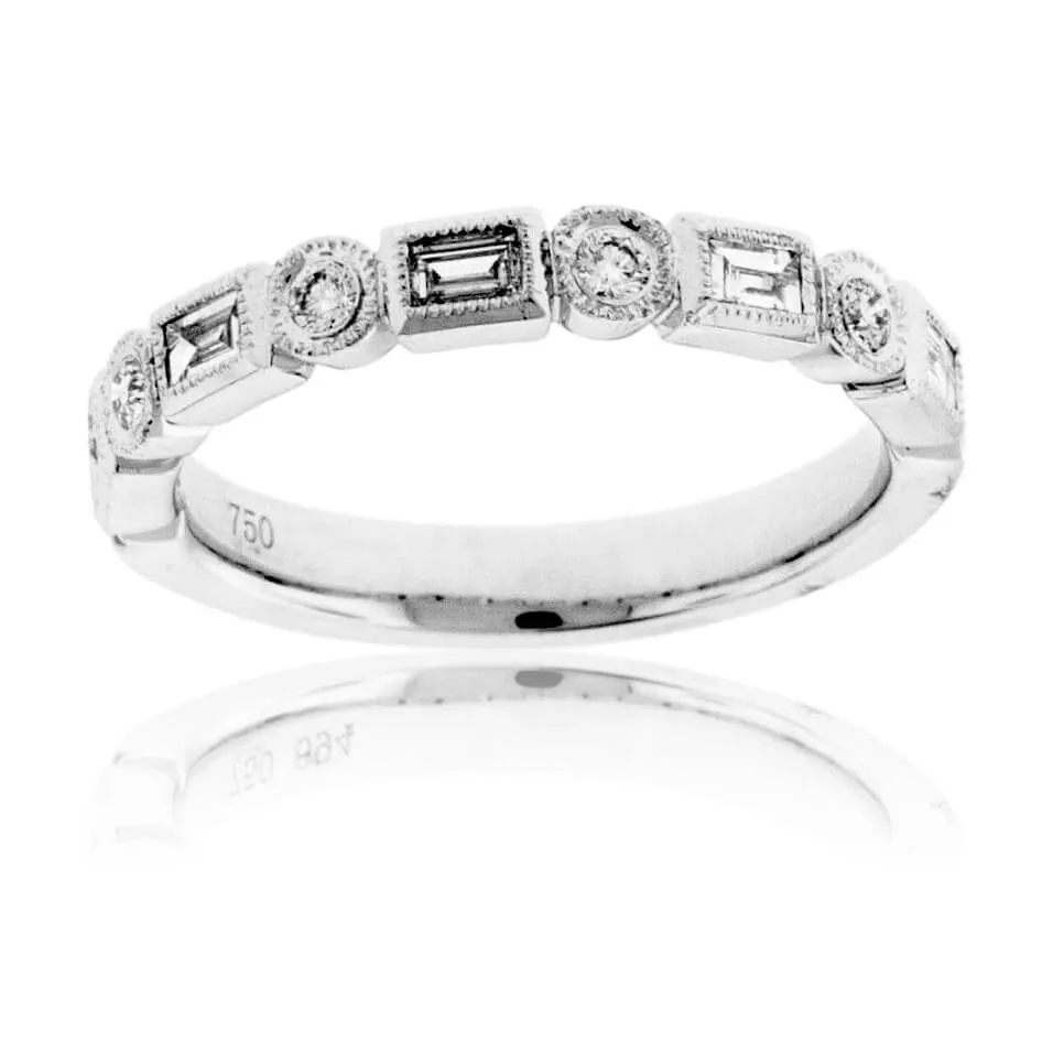 Diamond Shape Alternating Style Band