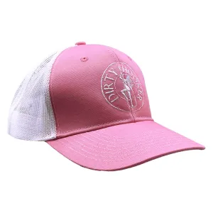 Dirty Hooker Deluxe Hat Pink and White