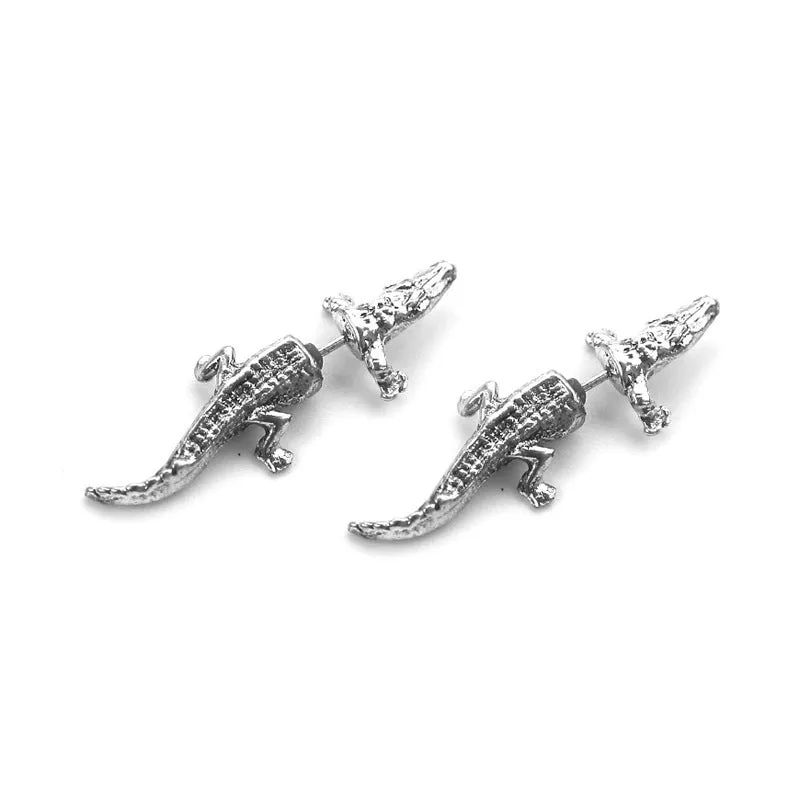 Dragon Crocodile Bear Horse Bunny Animal Stud Earrings