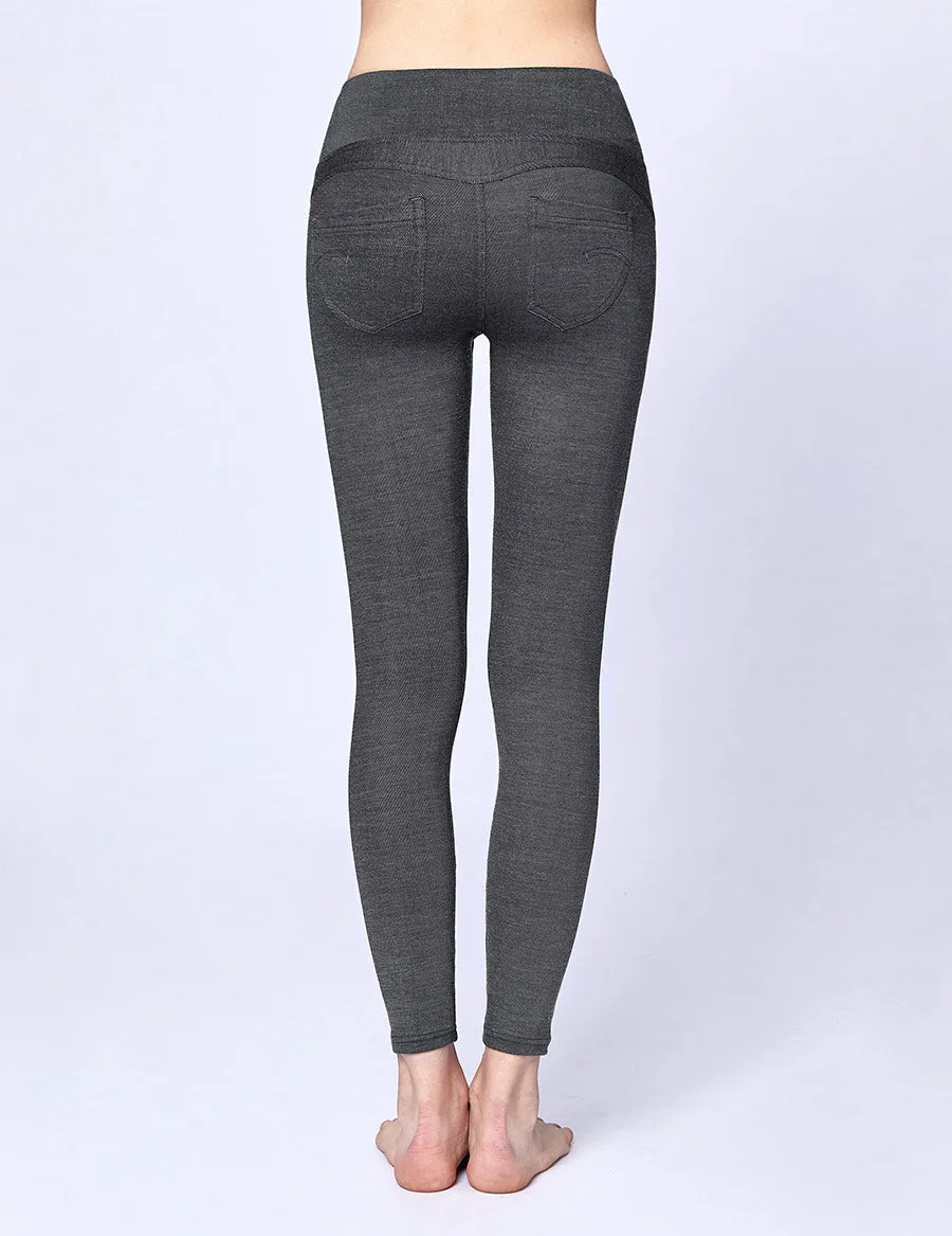 easyoga LA-VEDA Up-to-the-Minute Denim Tight - J03 Jeans Black