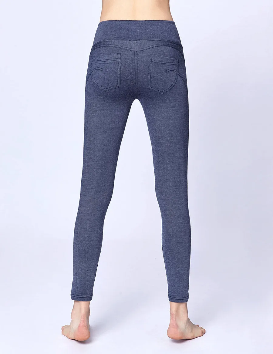 easyoga LA-VEDA Up-to-the-Minute Denim Tight - J05 Jeans Blue