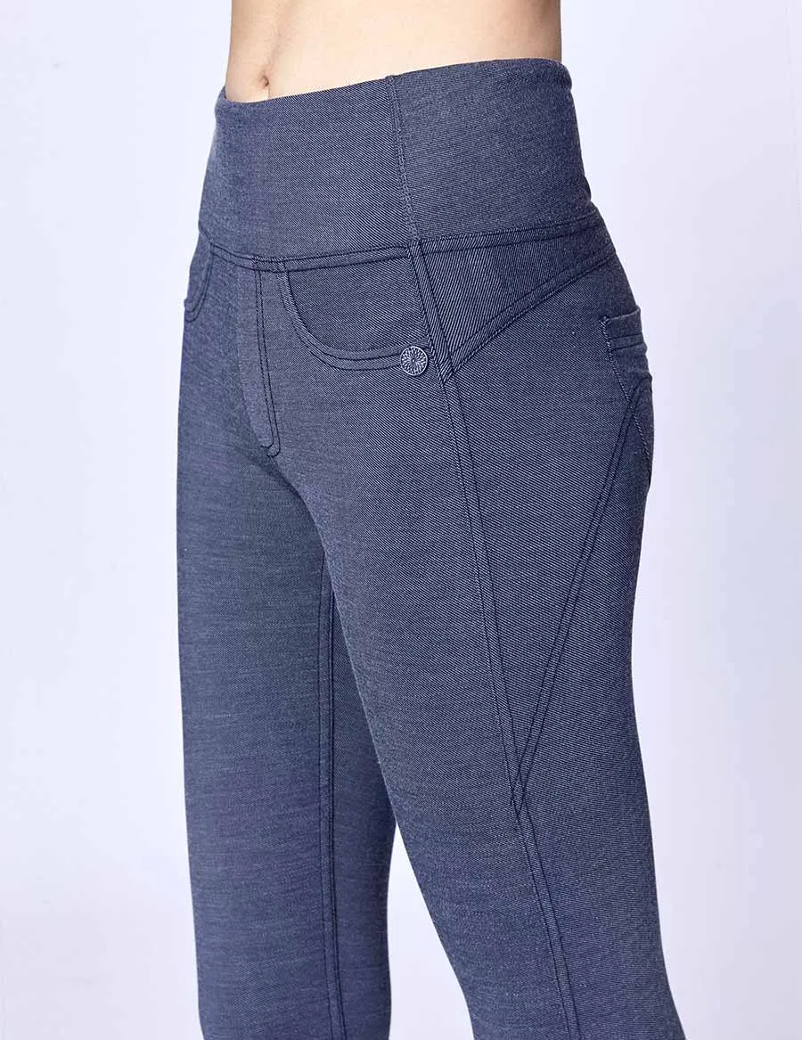 easyoga LA-VEDA Up-to-the-Minute Denim Tight - J05 Jeans Blue