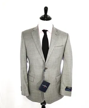 ERMENEGILDO ZEGNA - "Classic" SAKS FIFTH AVENUE Gray Textured Suit - 40R