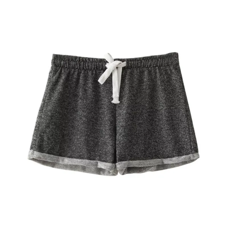 Exercise Wear for Women Casual Short Plus Size Cotton Black Short Ladies Workout High Waist Shorts