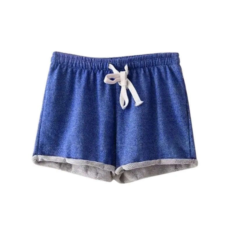 Exercise Wear for Women Casual Short Plus Size Cotton Black Short Ladies Workout High Waist Shorts