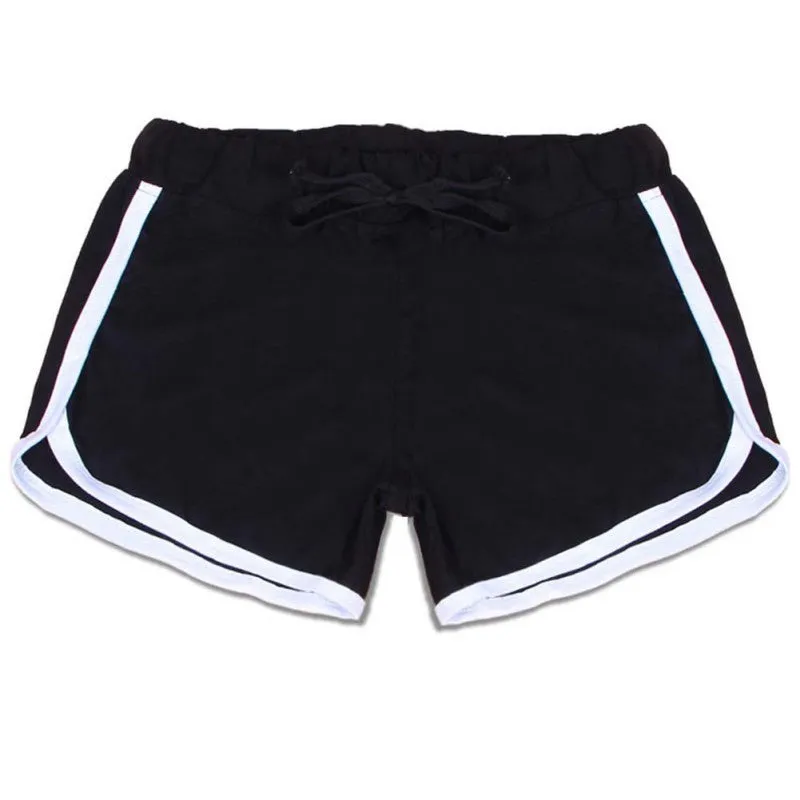 Exercise Wear for Women Casual Short Plus Size Cotton Black Short Ladies Workout High Waist Shorts