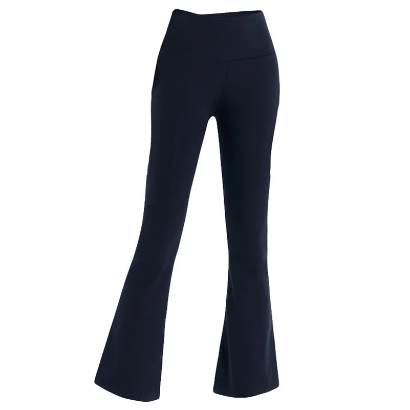 Female Bell-bottom Pants, High Waist, Tight Sports Yoga Trousers