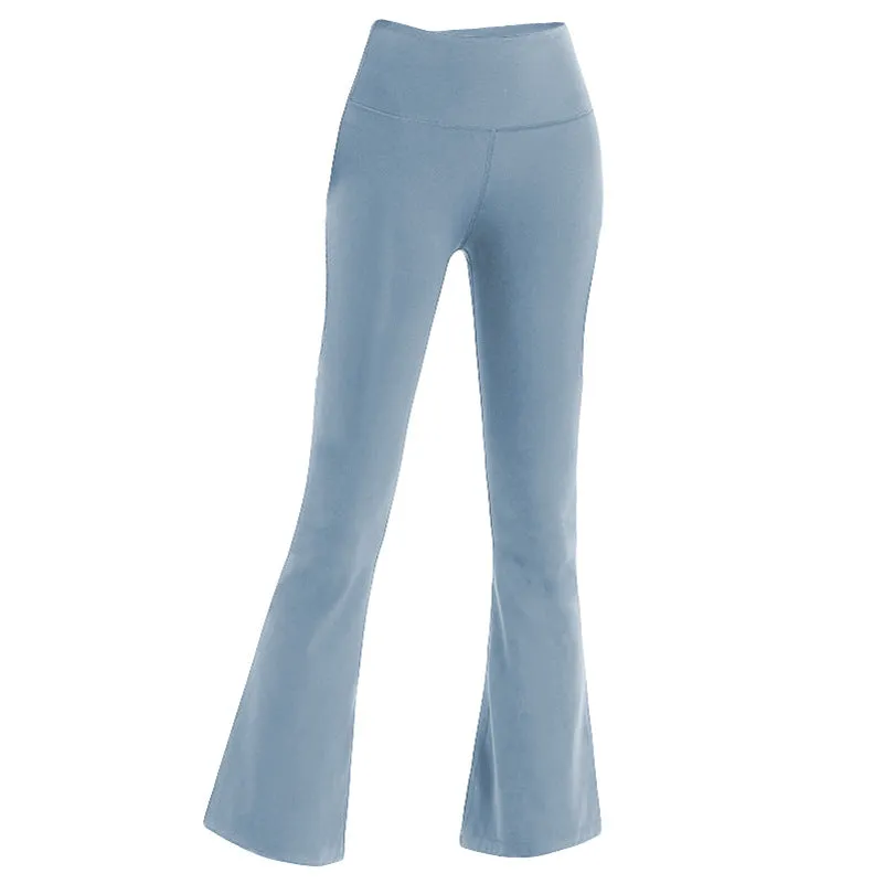 Female Bell-bottom Pants, High Waist, Tight Sports Yoga Trousers