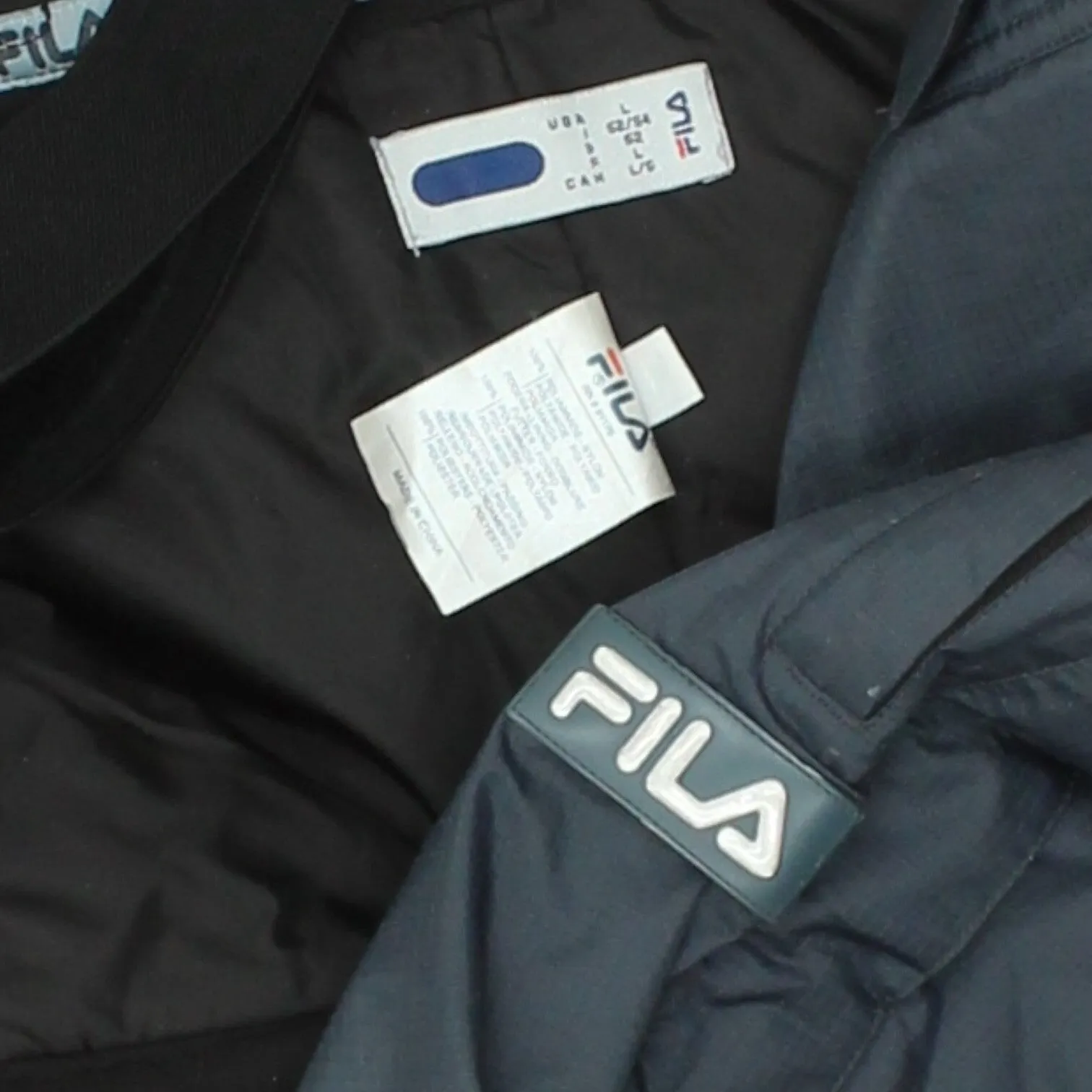 Fila Grey Ski Salopettes | Vintage Mens Designer Winter Sports Snow Pants VTG