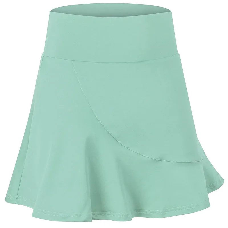 Filhot™ High Waisted Athletic Pleated Skirts With Shorts Pockets
