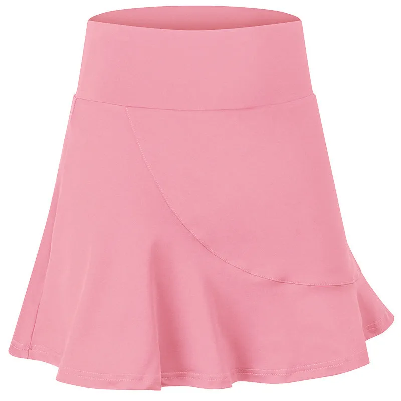 Filhot™ High Waisted Athletic Pleated Skirts With Shorts Pockets