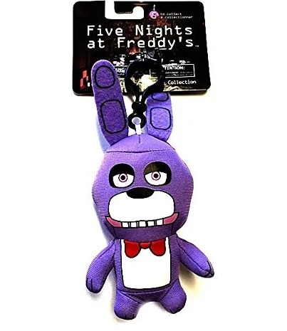 Five Nights At Freddy's FNAF Bonnie Foxy Freddy Fazbear Bear Plush Toys Doll keychain