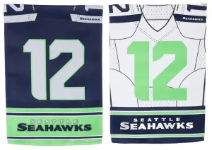 Flag, DS Suede, Foil, Gar, Jersey, Seattle Seahawks,14s3827blj