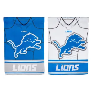 Flag, DS Suede, Foil, Reg, Jersey, Detroit Lions,13s3810bljb