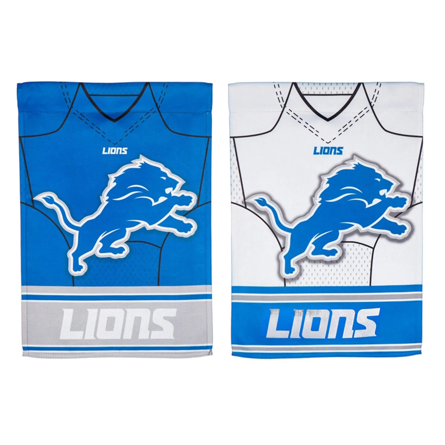 Flag, DS Suede, Foil, Reg, Jersey, Detroit Lions,13s3810bljb