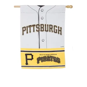 Flag, DS Suede, Foil, Reg, Jersey, Pittsburgh Pirates,13s4221blj