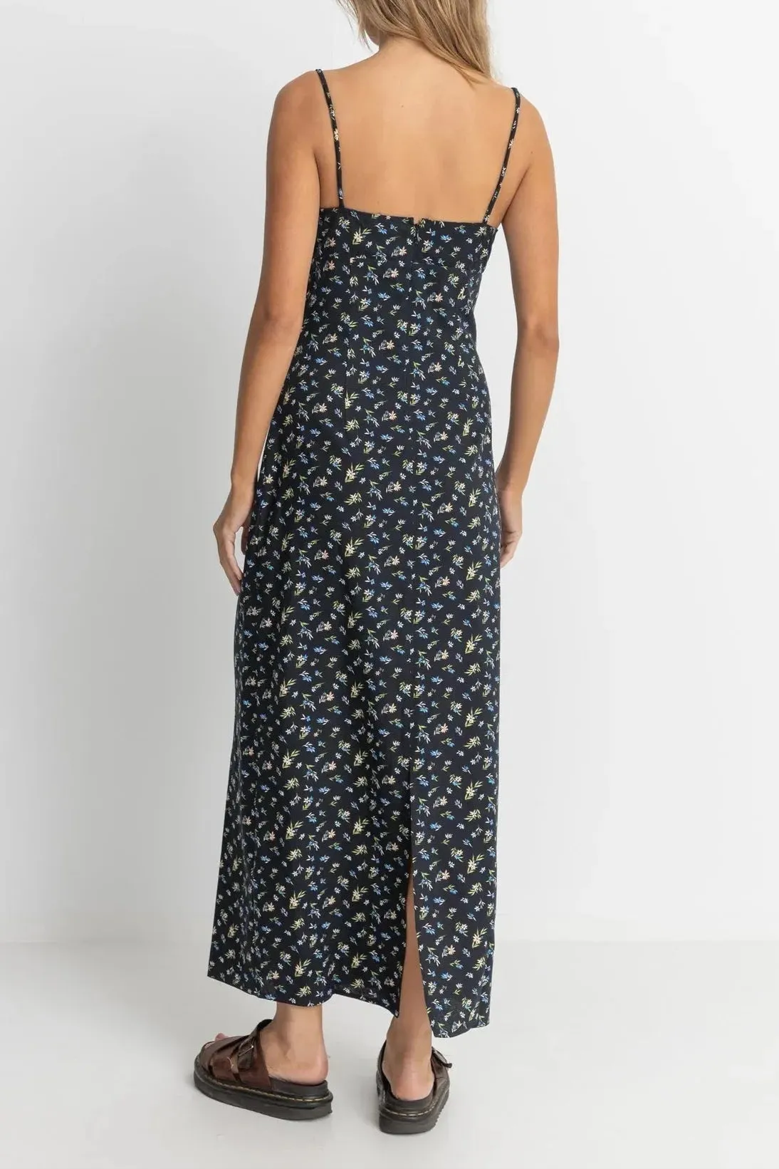 Fleur Floral Gathered Maxi Dress