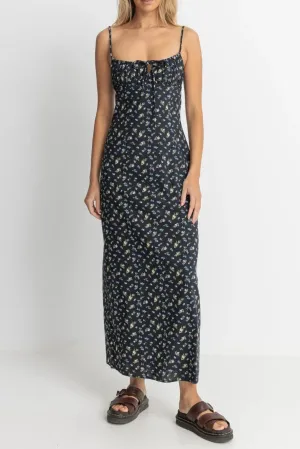Fleur Floral Gathered Maxi Dress