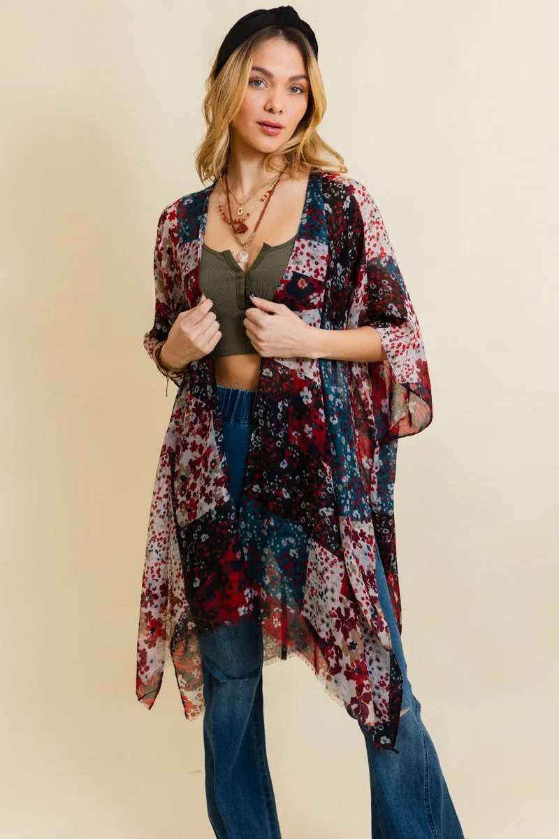 Floral Fantasy Kimono
