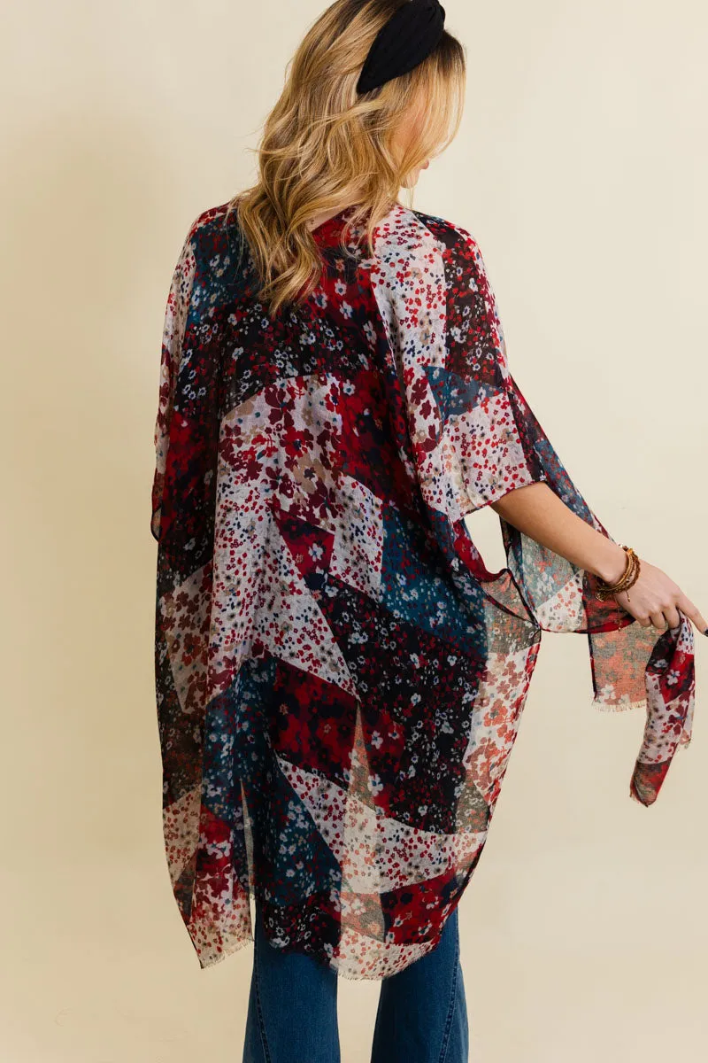 Floral Fantasy Kimono