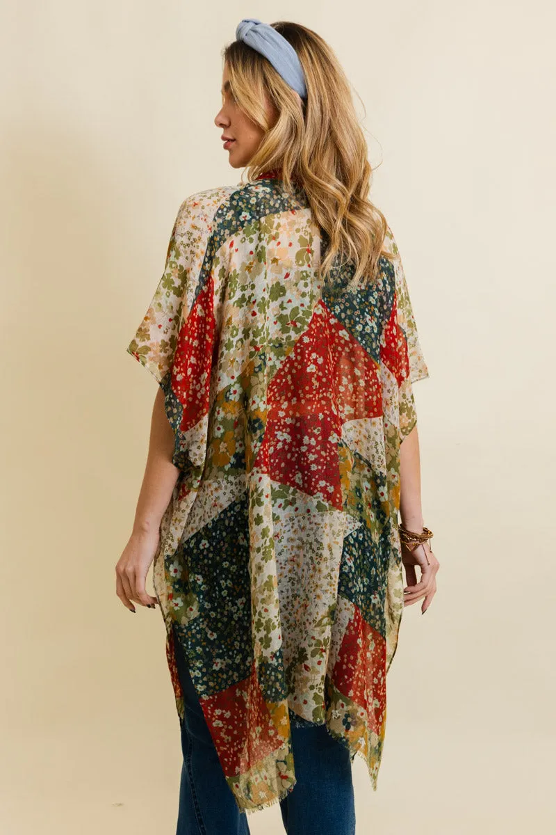 Floral Fantasy Kimono