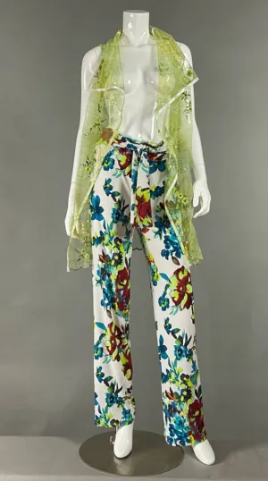 Floral Knit Pants