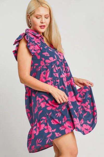 Full Size Floral Print Dress