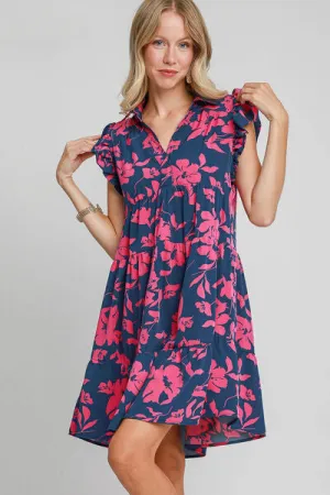 Full Size Floral Print Dress
