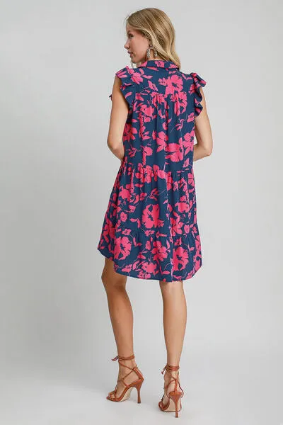 Full Size Floral Print Dress