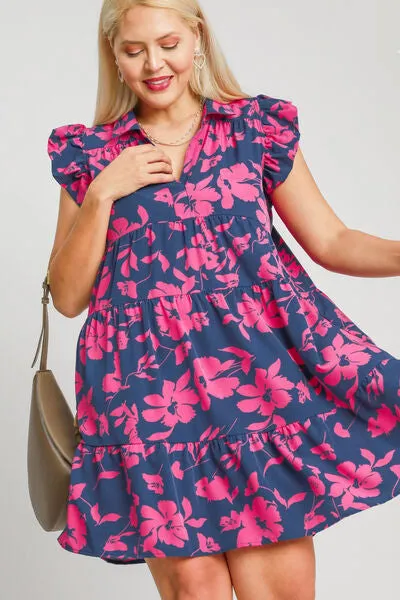 Full Size Floral Print Dress