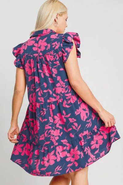 Full Size Floral Print Dress